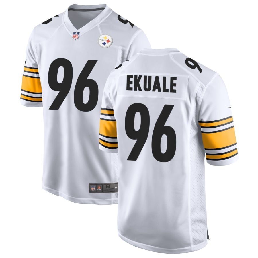 Daniel Ekuale Pittsburgh Steelers 2025 Game Jersey - White