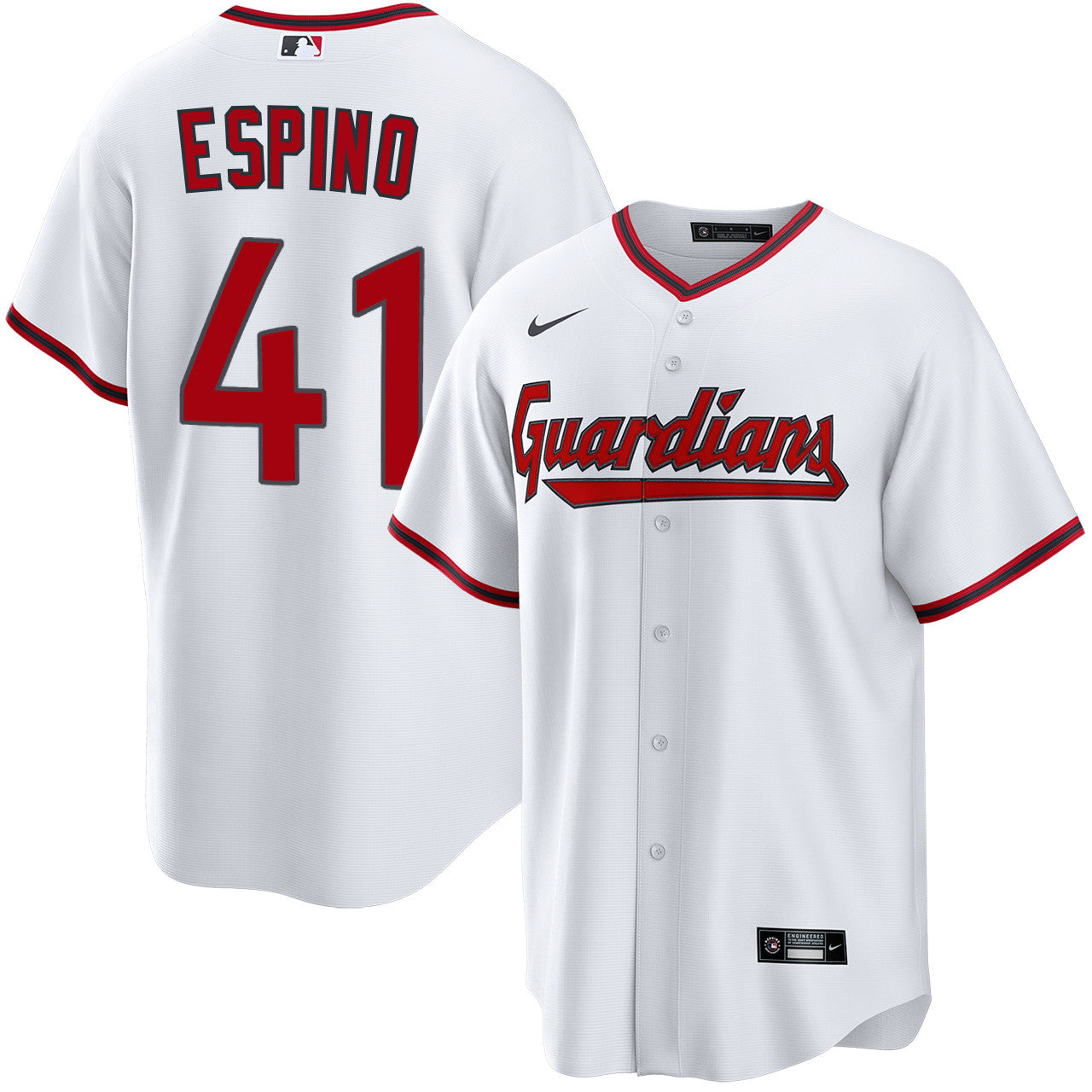 Daniel Espino Cleveland Guardians 2026 Home Jersey - White