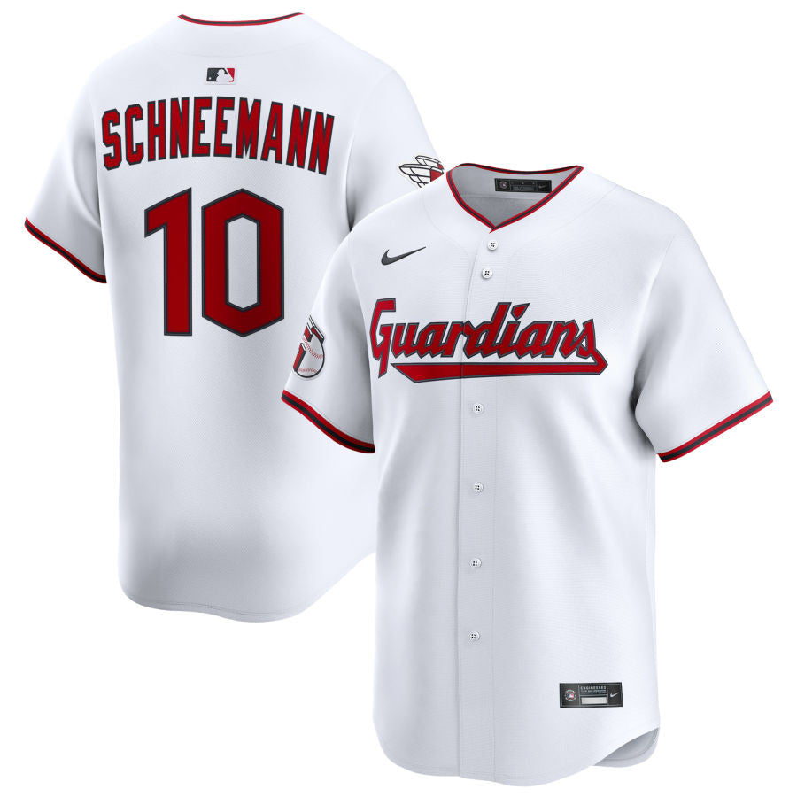 Daniel Schneemann Cleveland Guardians 2025 Home Limited Jersey - White