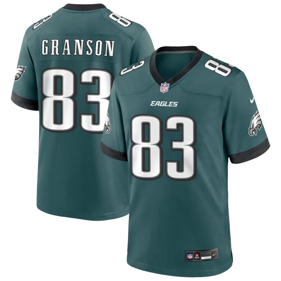 Danny Gray Philadelphia Eagles 2025 Game Jersey - Midnight Green