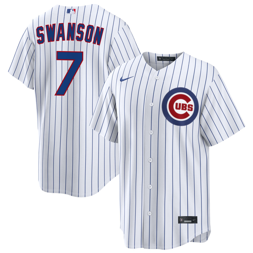 Dansby Swanson Chicago Cubs 2026 Home Jersey - White