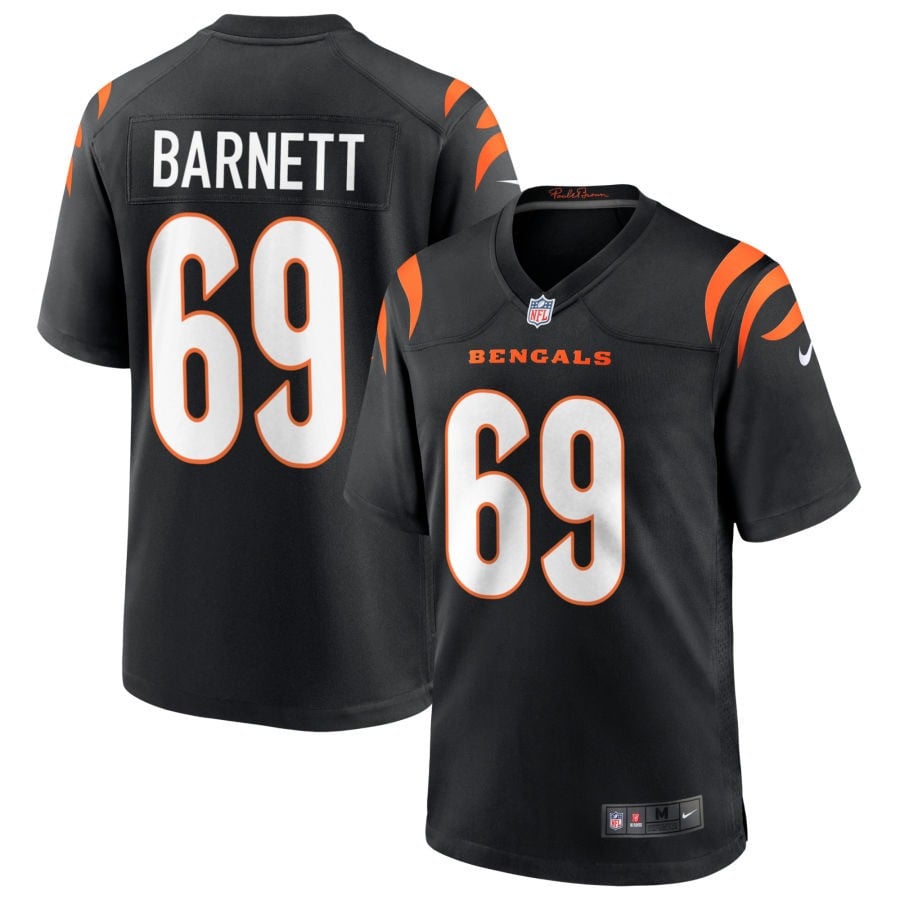 Dante Barnett Cincinnati Bengals 2025 Game Jersey - Black