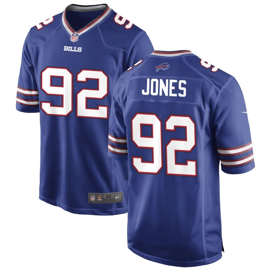 DaQuan Jones Buffalo Bills 2025 Game Jersey - Royal