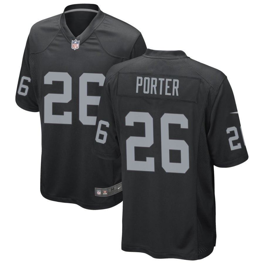 Darien Porter Las Vegas Raiders 2025 Game Jersey - Black