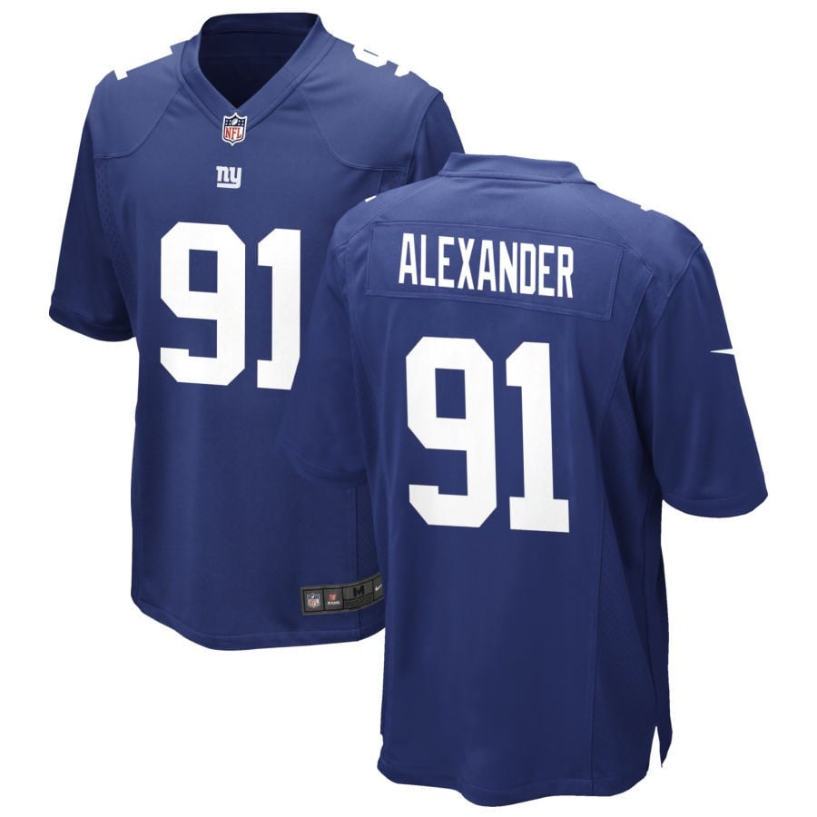 Darius Alexander New York Giants 2025 Game Jersey - Royal