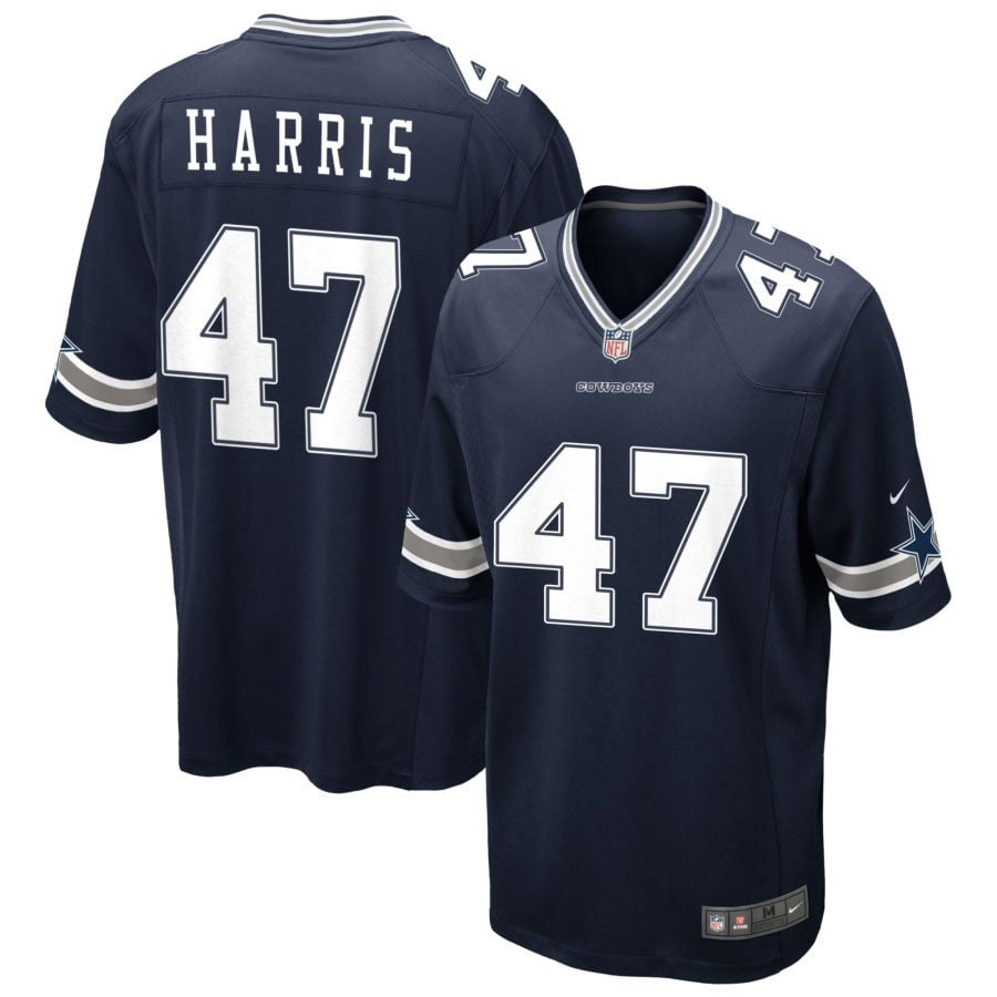 Darius Harris Dallas Cowboys 2025 Game Jersey - Navy