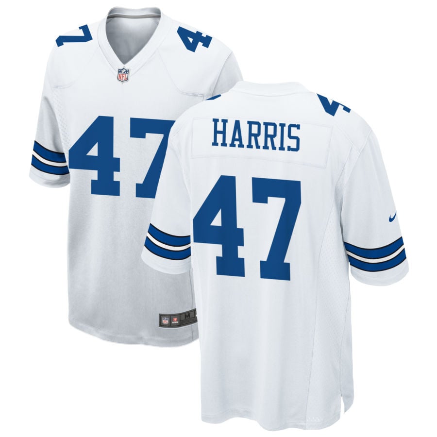Darius Harris Dallas Cowboys 2025 Game Jersey - White
