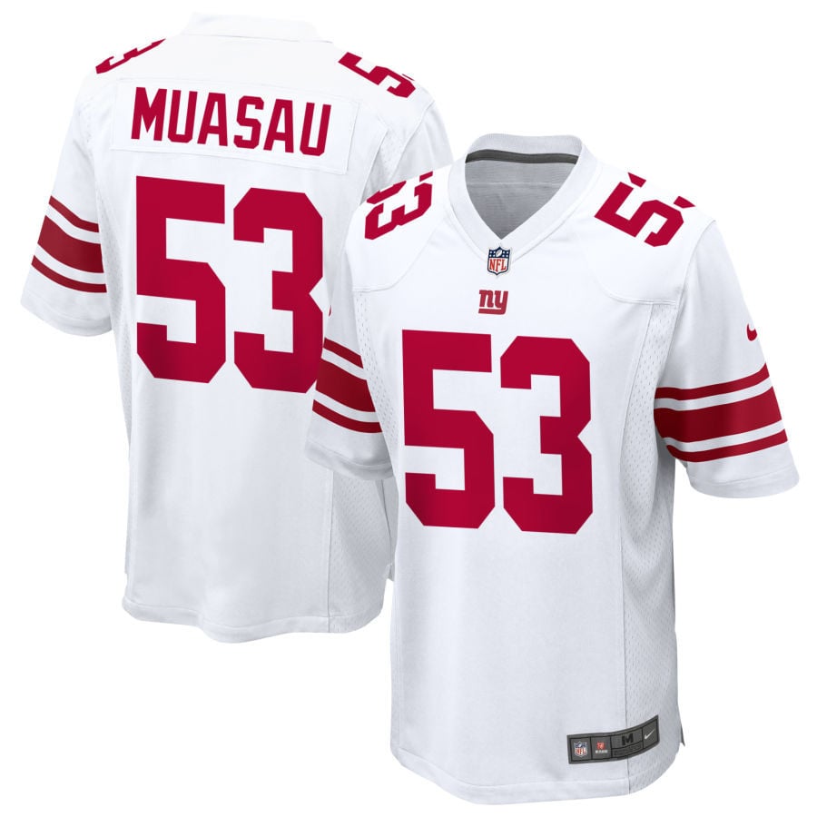 Darius Muasau New York Giants 2025 Game Jersey - White