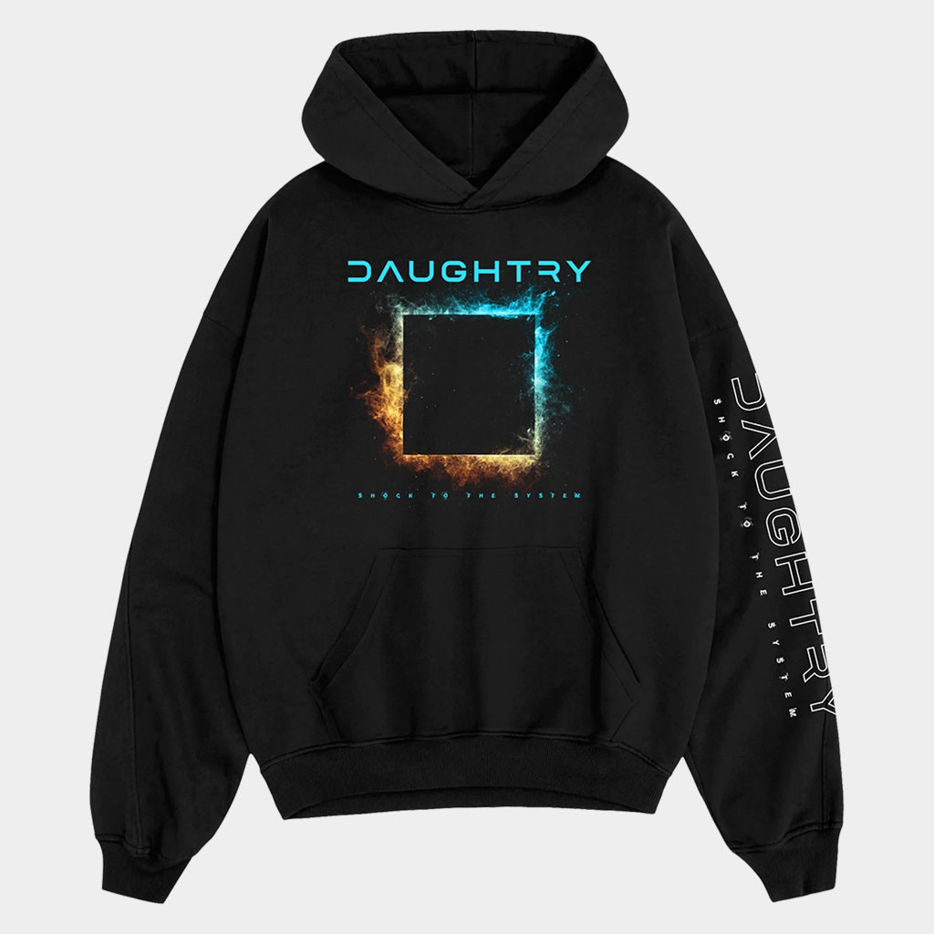 Daughtry Merch 2026 Shock To The System Album Art Hoodie Cool Gifts For Rock Lovers