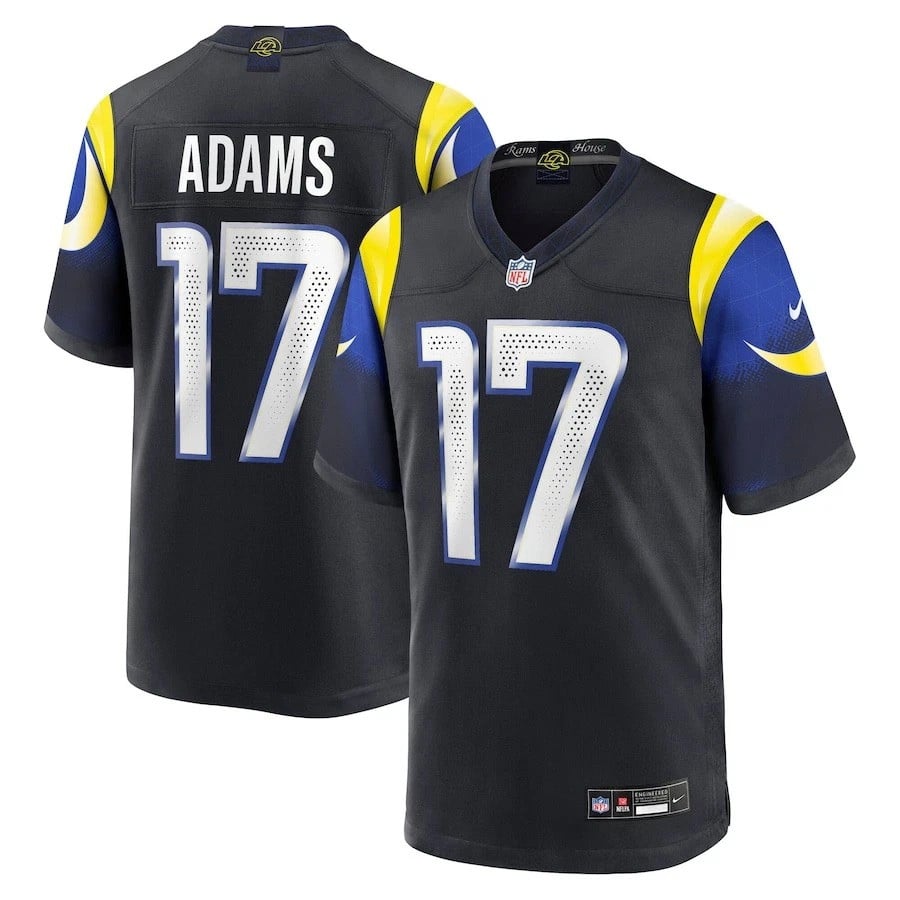 Davante Adams Los Angeles Rams 2025 "Rivalries" Game Jersey - Black
