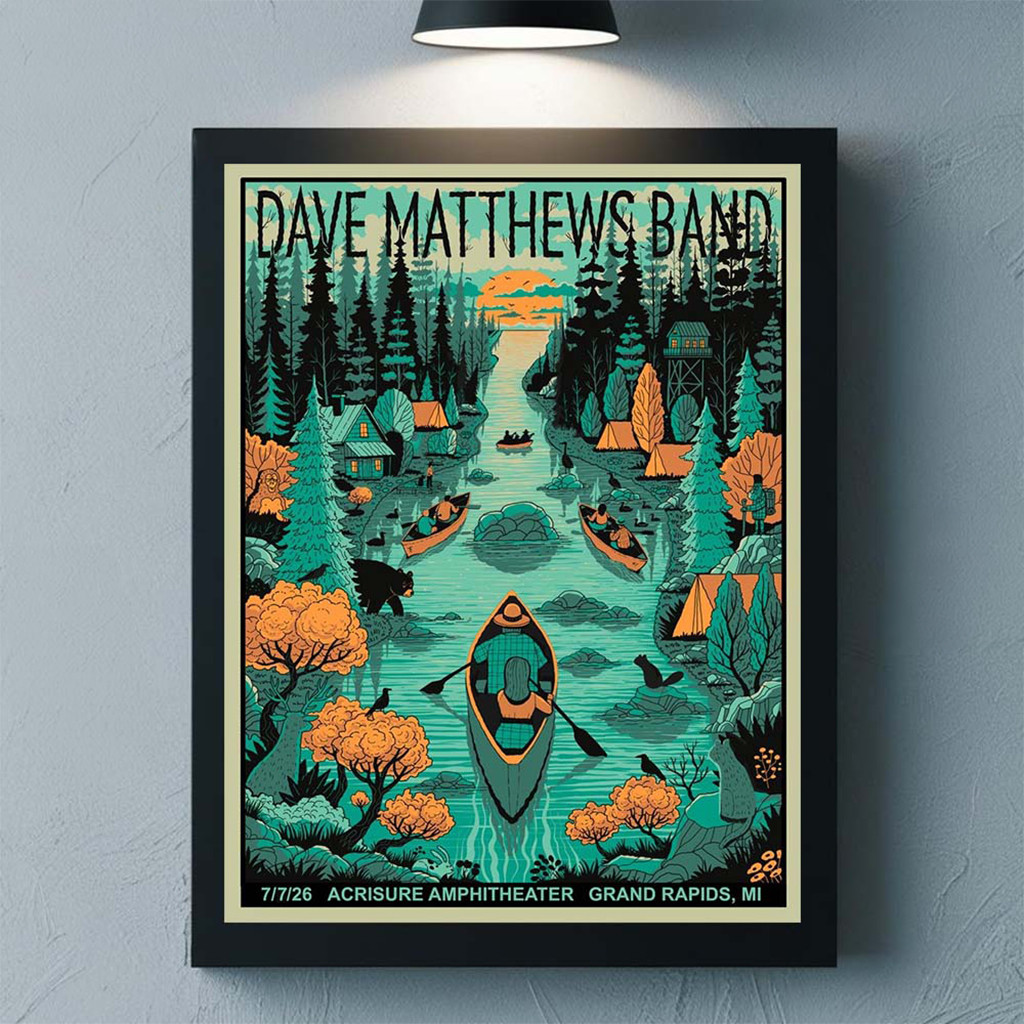 Dave Matthews Band 2026 Poster DMB 1991 Gift Ideas For Home Decor