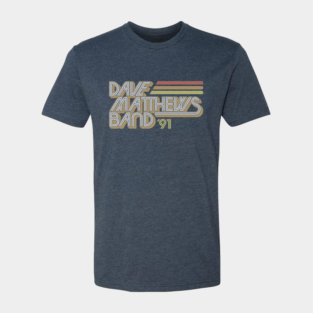 Dave Matthews Band Merch 2026 Retro Stripe T-Shirt Dave Matthews Band '91 Shirt Gift For Dad