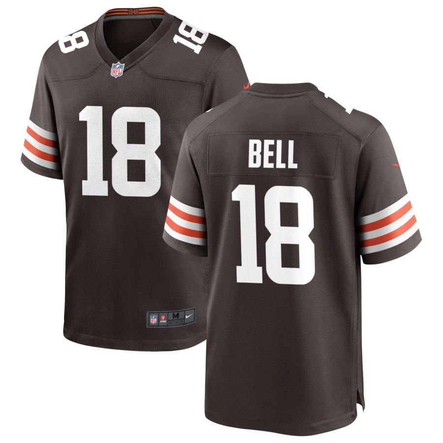 David Bell Cleveland Browns 2025 Game Jersey - Brown