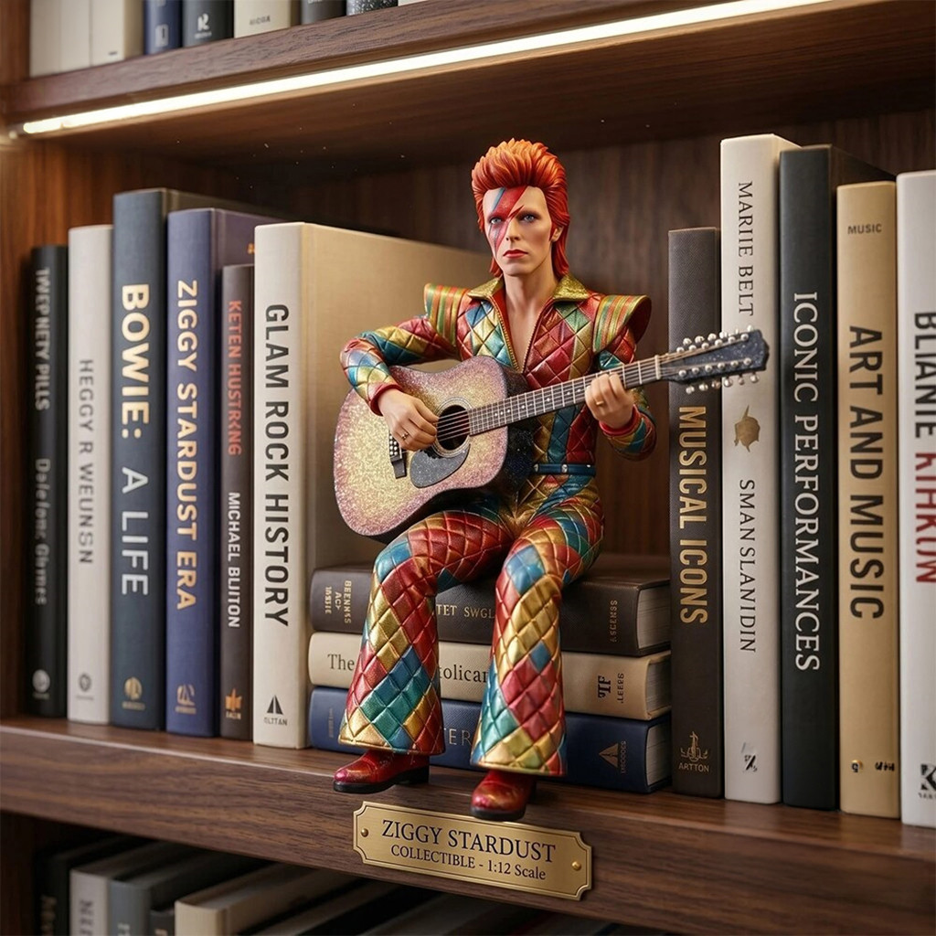 David Bowie Ziggy Stardust Collectible Figure 2026 David Bowie Merch Gifts For Rock Fans