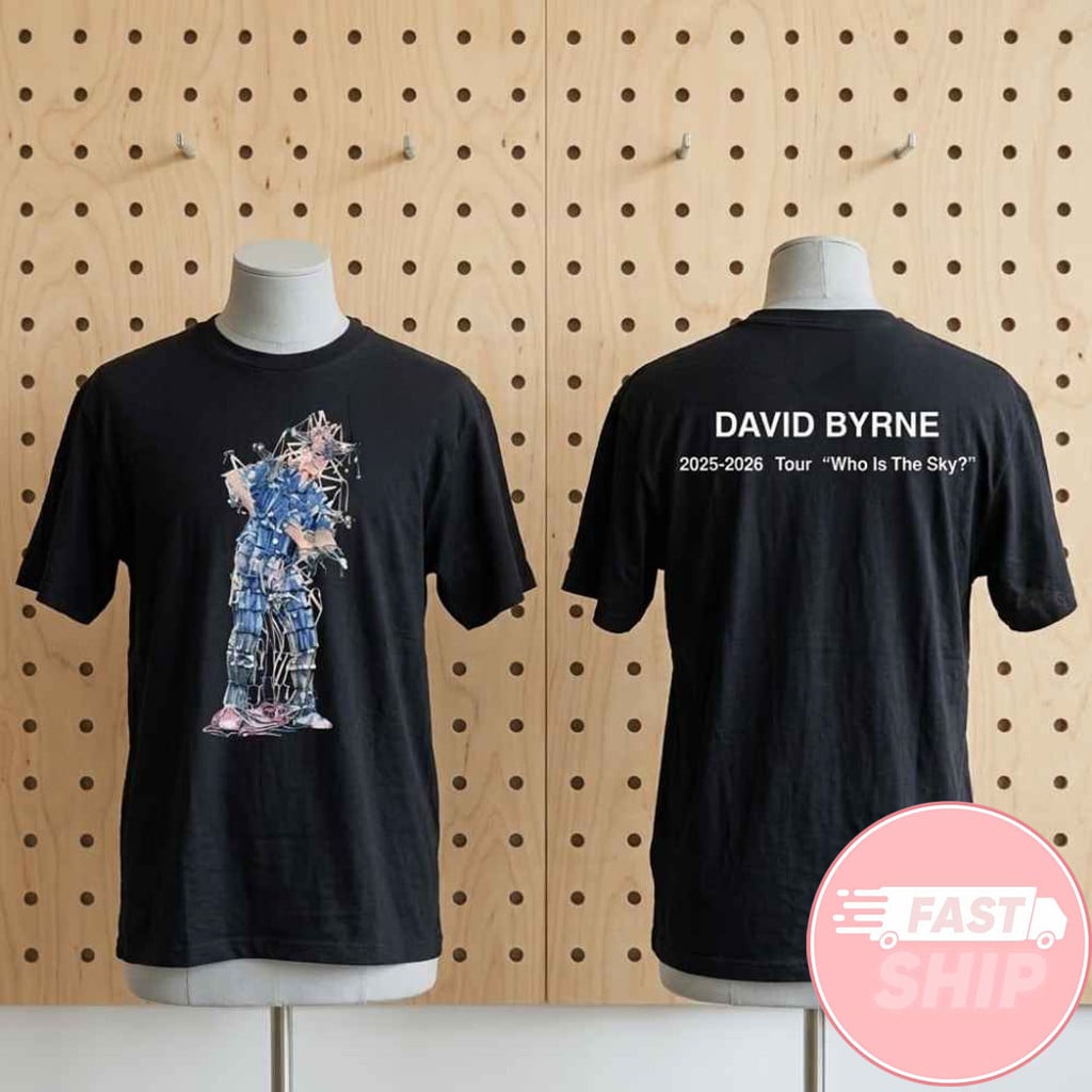 David Byrne Who Is The Sky Tour At KeyBank State Theatre Cleveland Ohio On May 7 2026 T-Shirt