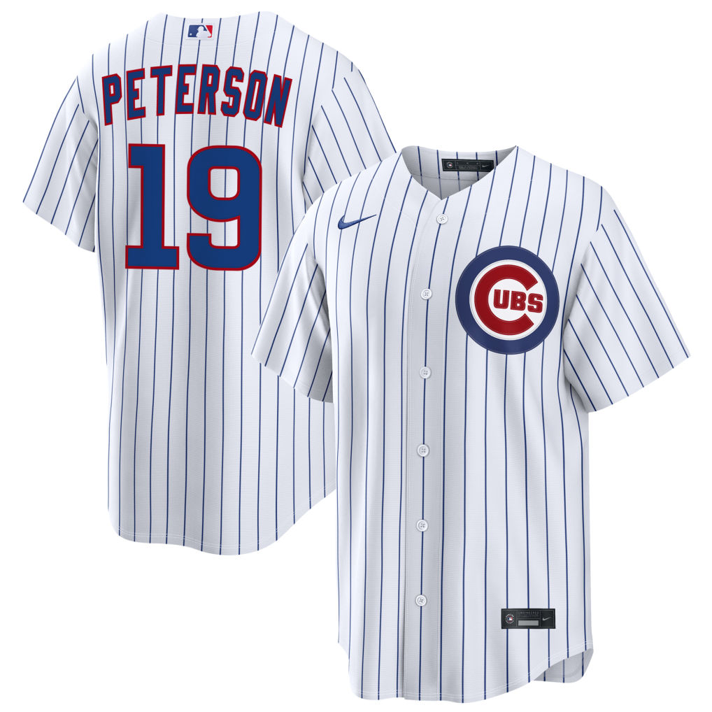 David Peterson Chicago Cubs 2026 Home Jersey - White