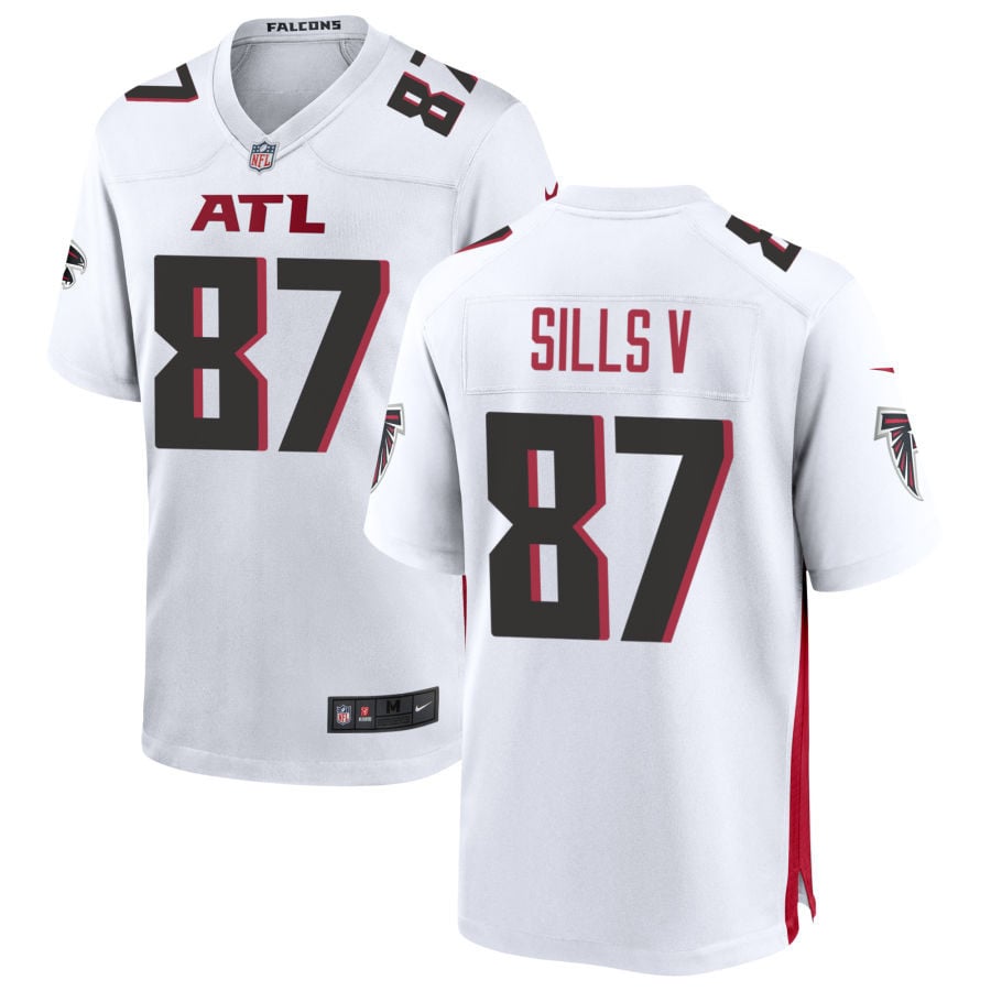 David Sills V Atlanta Falcons 2025 Game Jersey - White