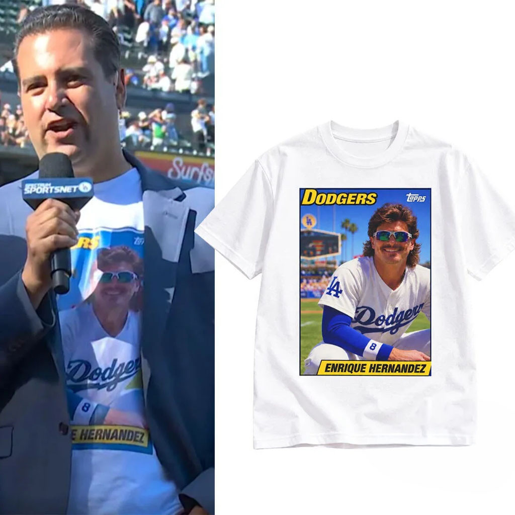 David Vassegh Dodgers Enrique Kike Hernandez Shirt Present For Baseball Fans