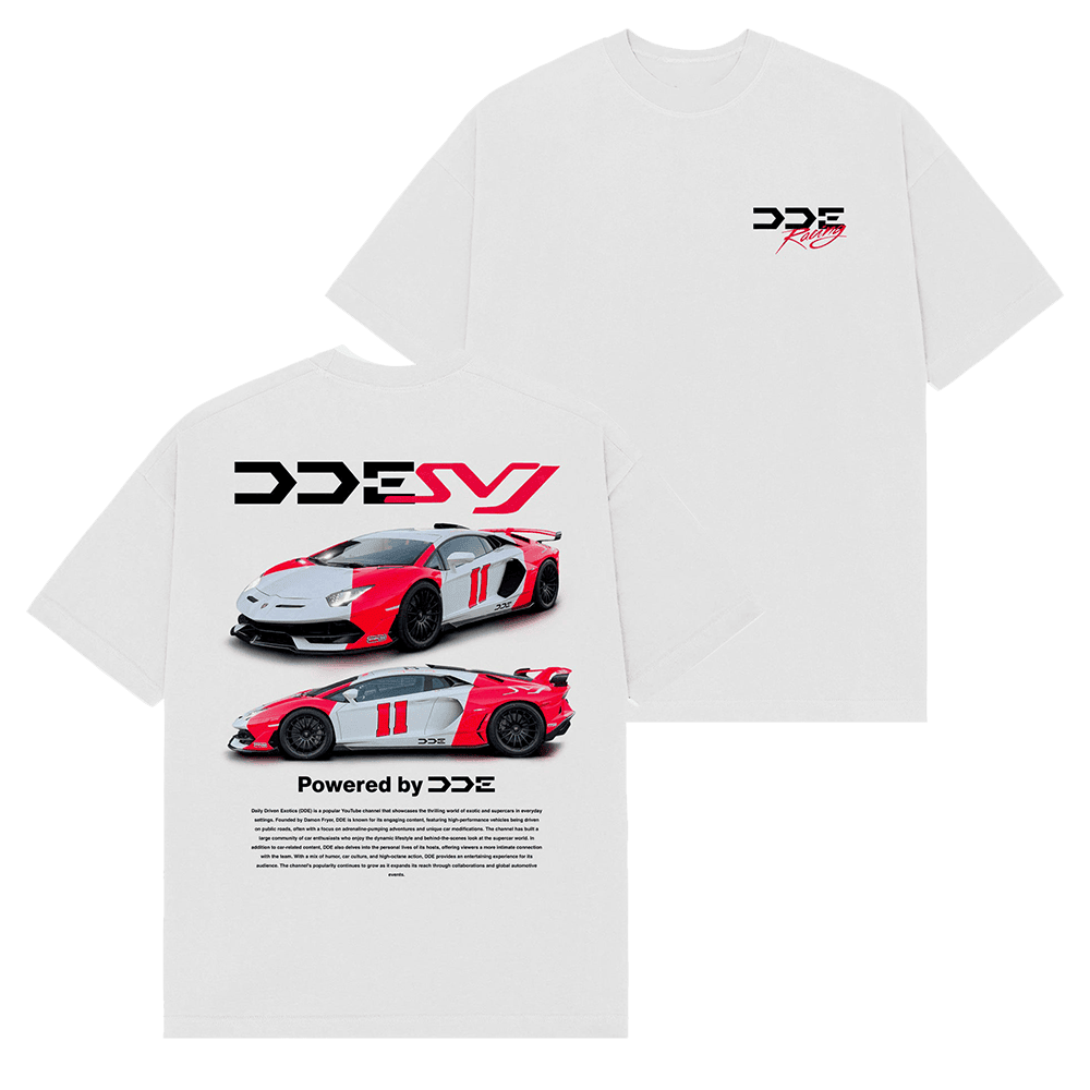 DDE Merch DDE SVJ White T-Shirt Best Father's Day Presents For Husband Gift for Brother