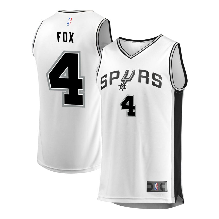 De'Aaron Fox San Antonio Spurs 2025 Association Edition Fast Break Jersey - White