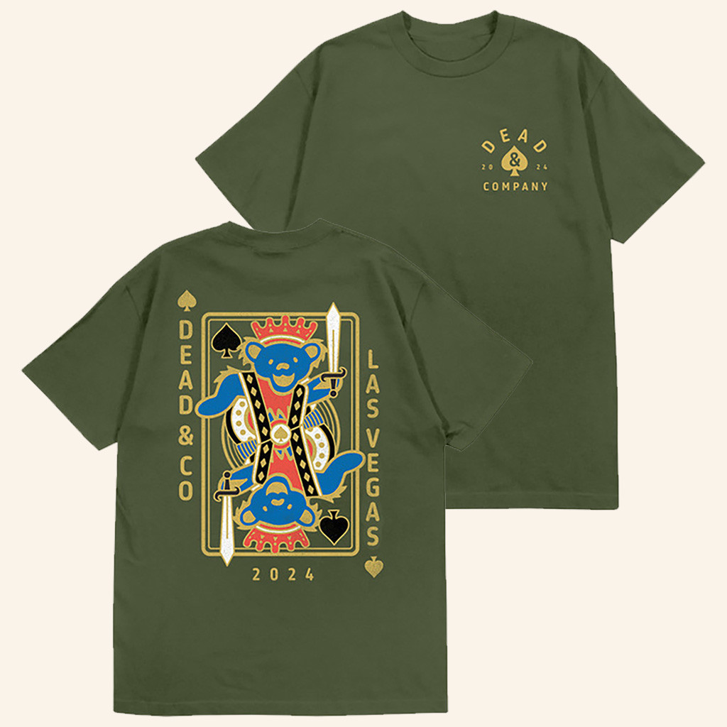 Dead And Company Merch Las Vegas Spade T-Shirt Christmas Gift Ideas For Friend