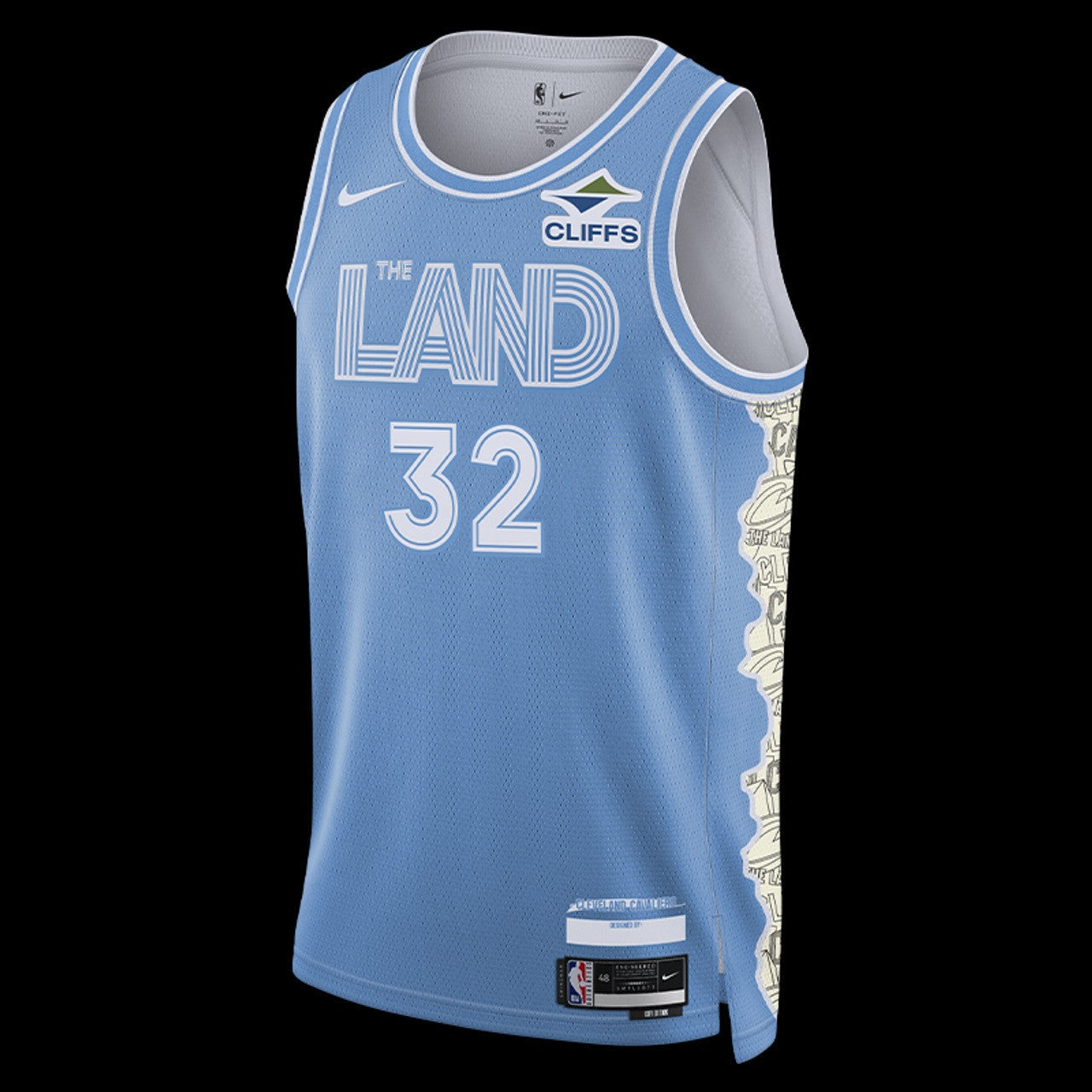Dean Wade Cleveland Cavaliers 2025 City Swingman Jersey 2 Dean Wade Cleveland Cavaliers 2025 City Swingman Jersey - Image 2