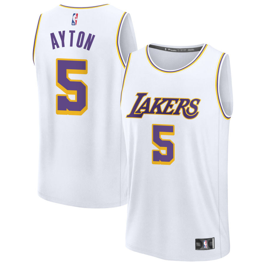 Deandre Ayton Los Angeles Lakers 2025 Association Edition Jersey - White