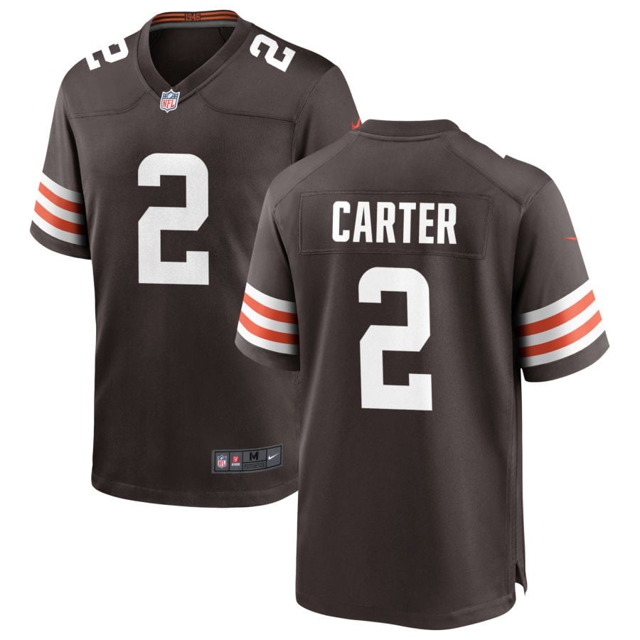 DeAndre Carter Cleveland Browns 2025 Game Jersey - Brown