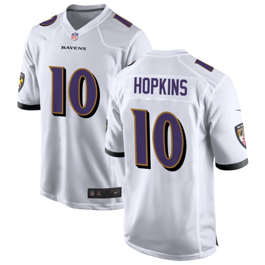 DeAndre Hopkins Baltimore Ravens 2025 Game Jersey - White