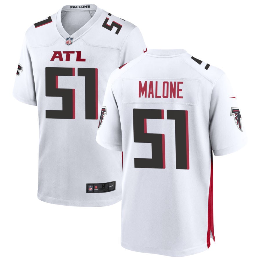 DeAngelo Malone Atlanta Falcons 2025 Game Jersey - White