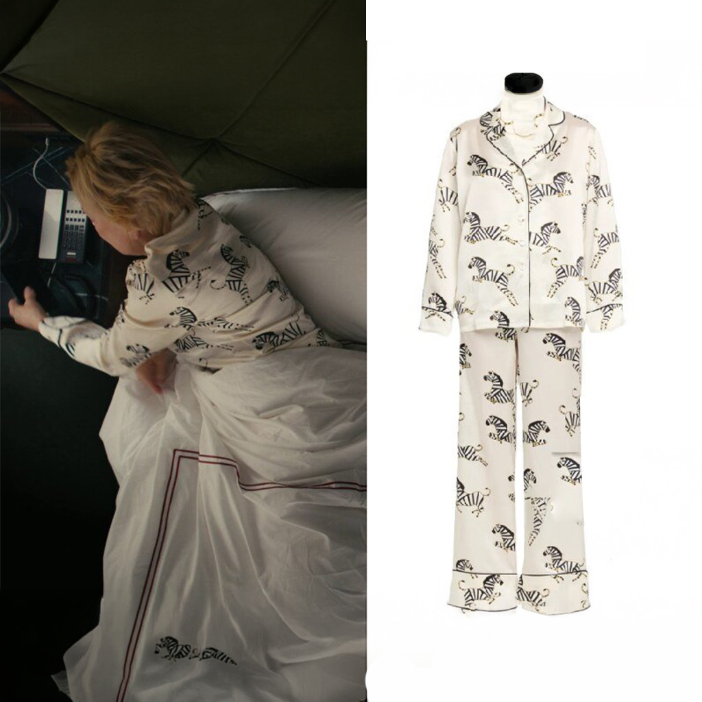 Deborah Vance Jean Smart On Hacks Olivia Von Halle Lila Zebedee Zebra Pajama Set Gift For Her