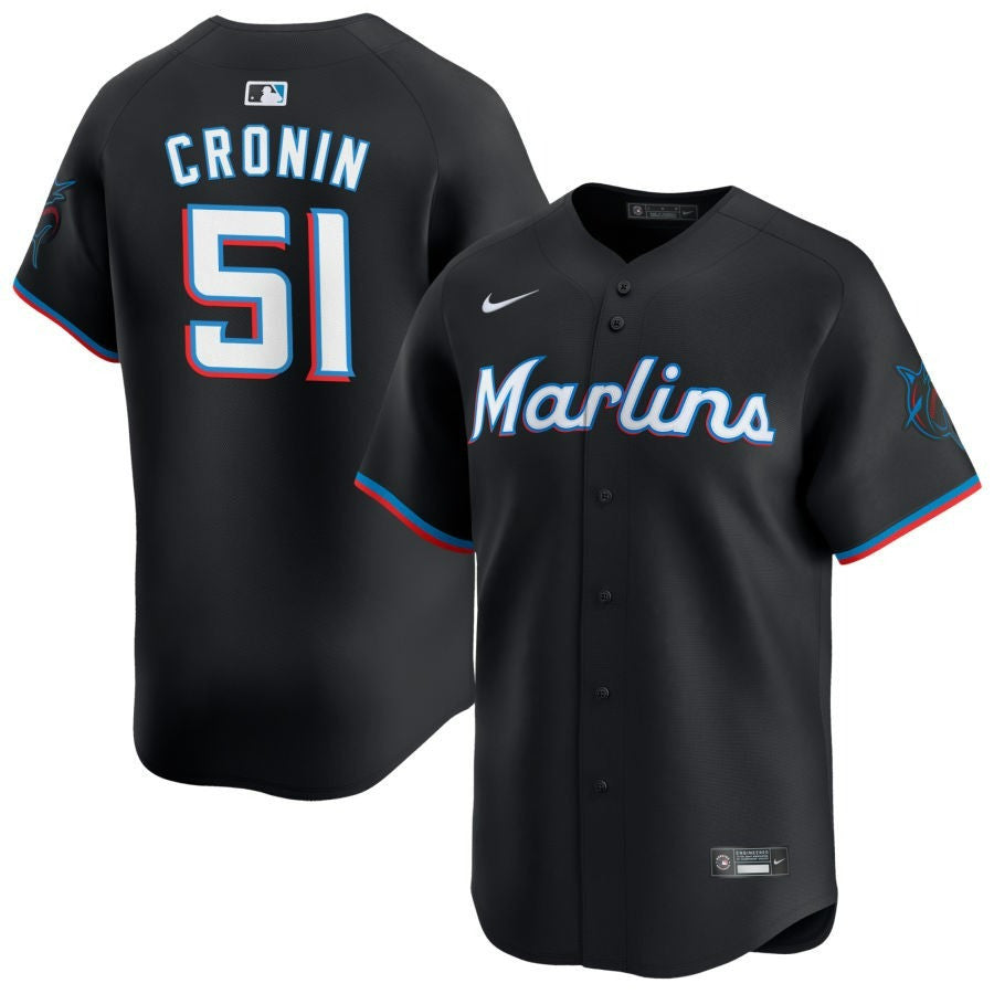 Declan Cronin Miami Marlins 2025 Alternate Limited Jersey ï¿½ï¿½ï¿½ Black