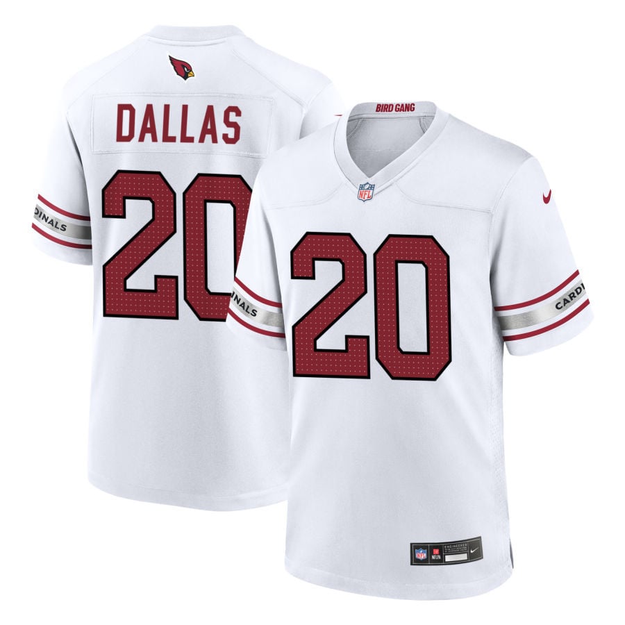 DeeJay Dallas Arizona Cardinals 2025 Game Jersey - White