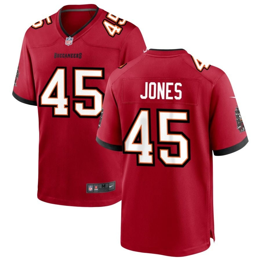 Deion Jones Tampa Bay Buccaneers 2025 Team Game Jersey - Red