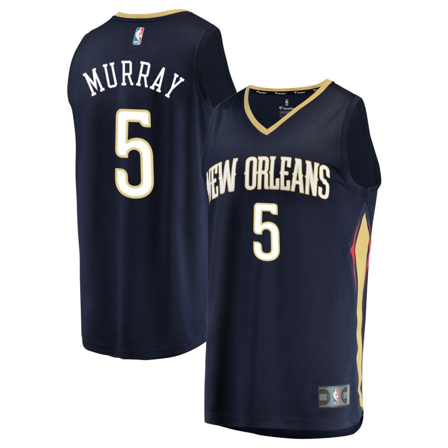 Dejounte Murray New Orleans Pelicans 2025 Icon Edition Fast Break Jersey - Navy