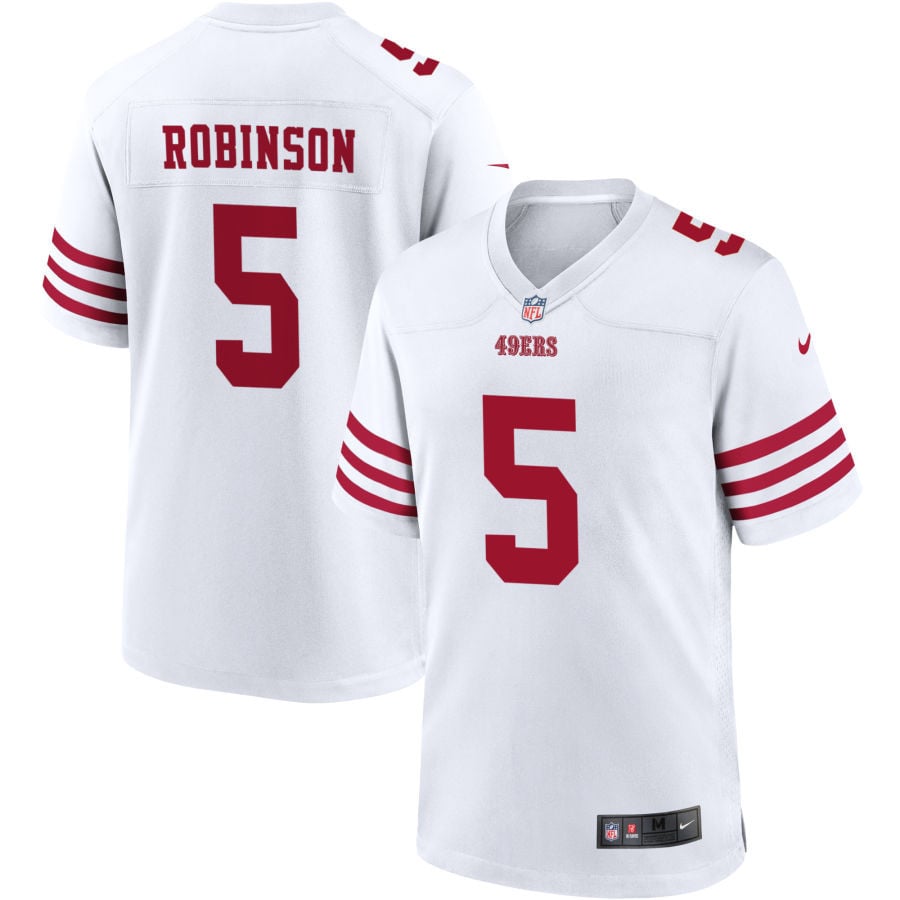 Demarcus Robinson San Francisco 49ers 2025 Game Player Jersey - White
