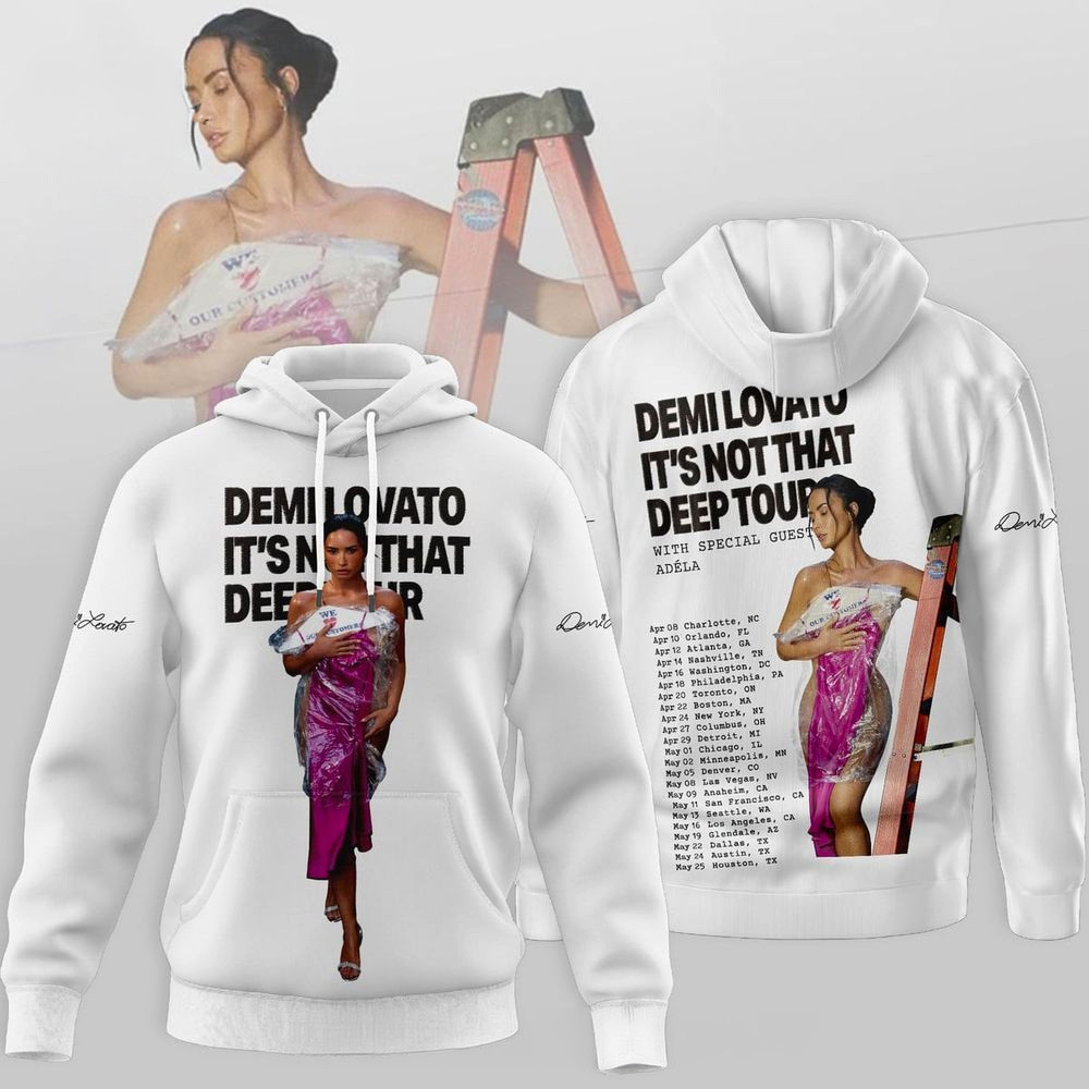 Demi Lovato It’s Not That Deep Tour Hoodie Demi Lovato Merch Gifts For Music Fans