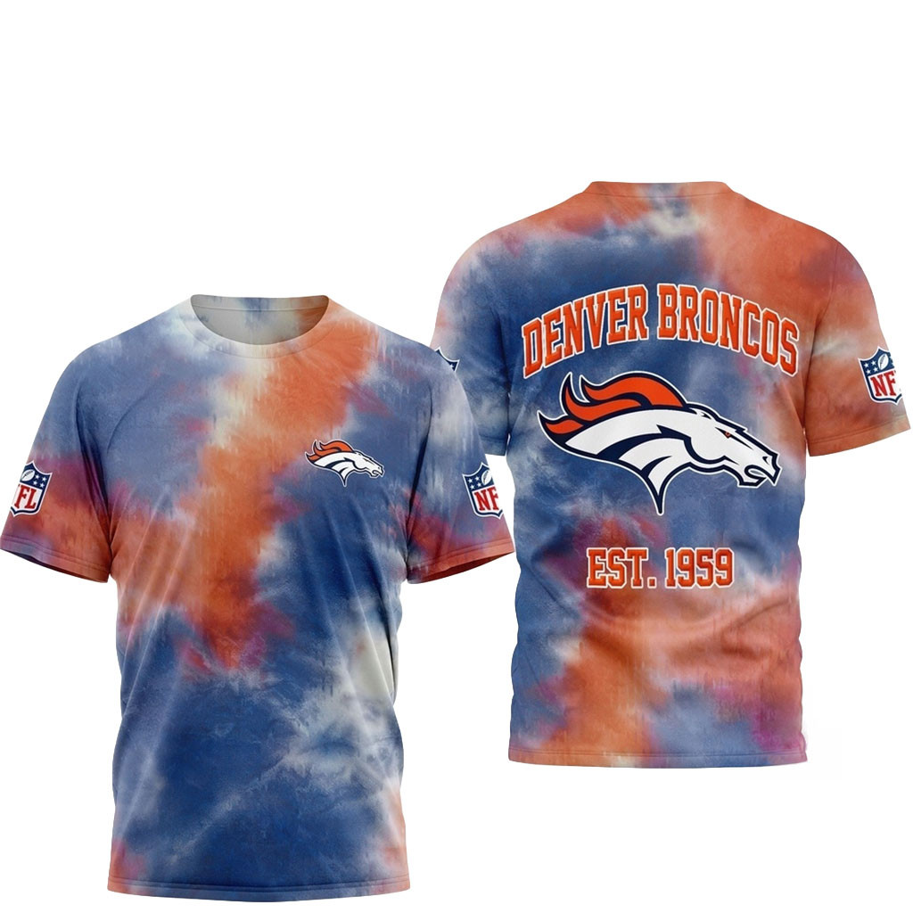 Denver Broncos Sunday Legends Tie Dye Shirt Broncos Merch Best Gifts For Football Fans