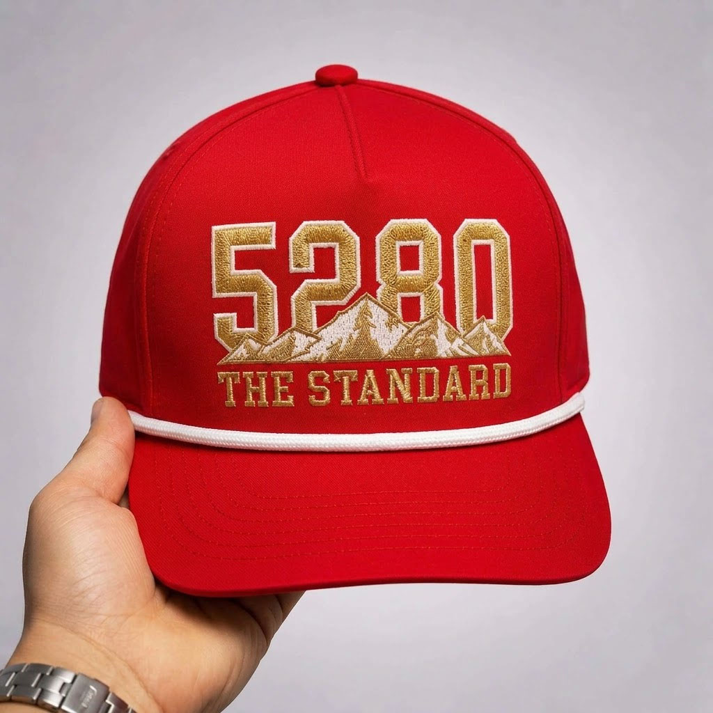 Denver Hockey 5280 The Standard Hat Embroidered Denver Pioneers Merch Gifts For Fans