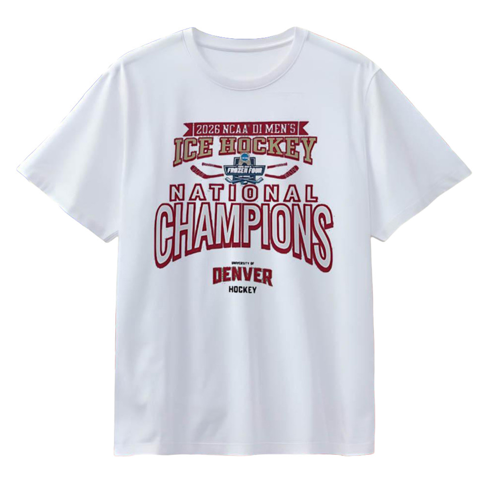 Denver Pioneers DI Men's Hockey National Champions 2026 T-Shirt Denver Pioneers Merch