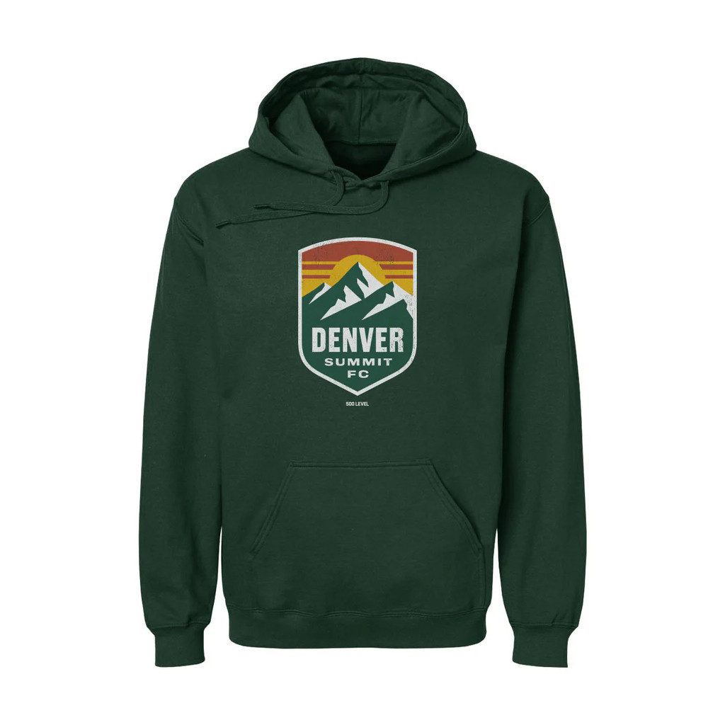 Denver Summit FC Merch 2026 Denver Summit FC Vintage Primary Logo Hoodie Football Fan Gift Ideas