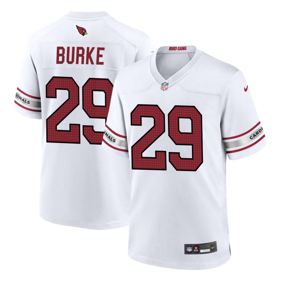 Denzel Burke Arizona Cardinals 2025 Game Jersey - White