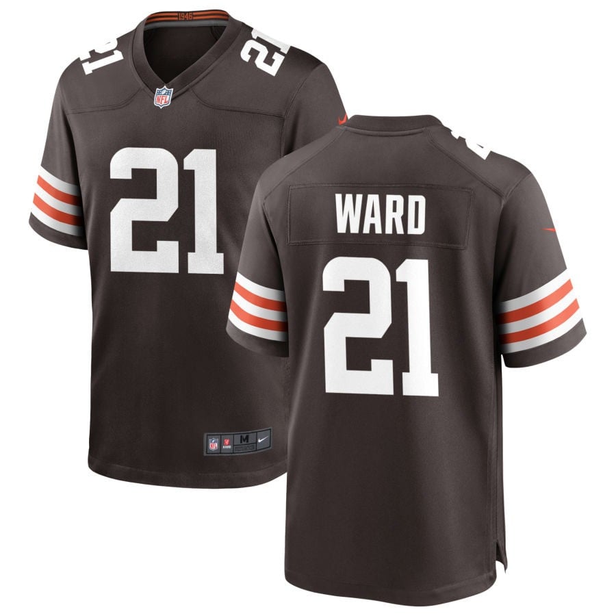 Denzel Ward Cleveland Browns 2025 Game Jersey - Brown