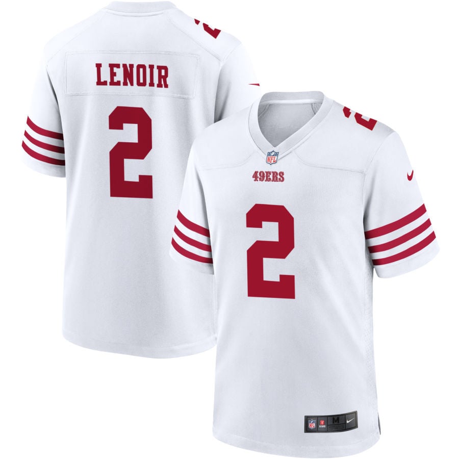 Deommodore Lenoir San Francisco 49ers 2025 Game Player Jersey - White