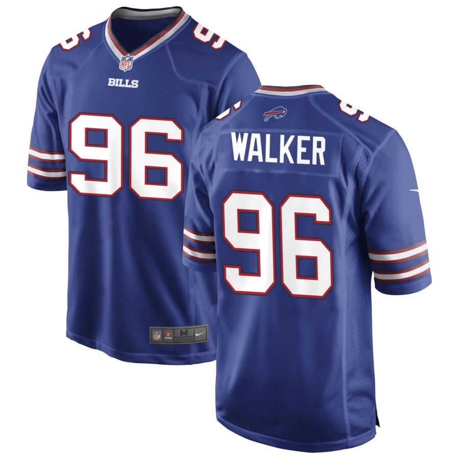 Deone Walker Buffalo Bills 2025 Game Jersey - Royal