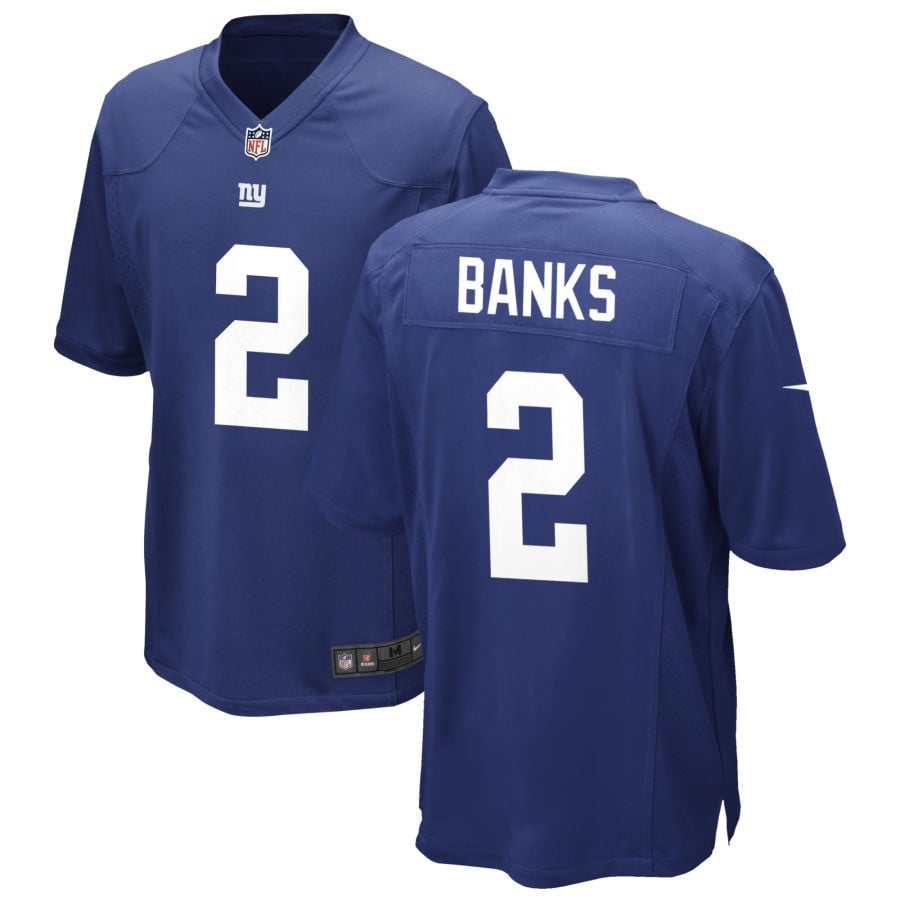 Deonte Banks New York Giants 2025 Game Jersey - Royal
