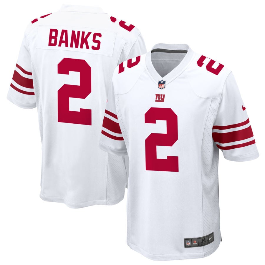Deonte Banks New York Giants 2025 Game Jersey - White