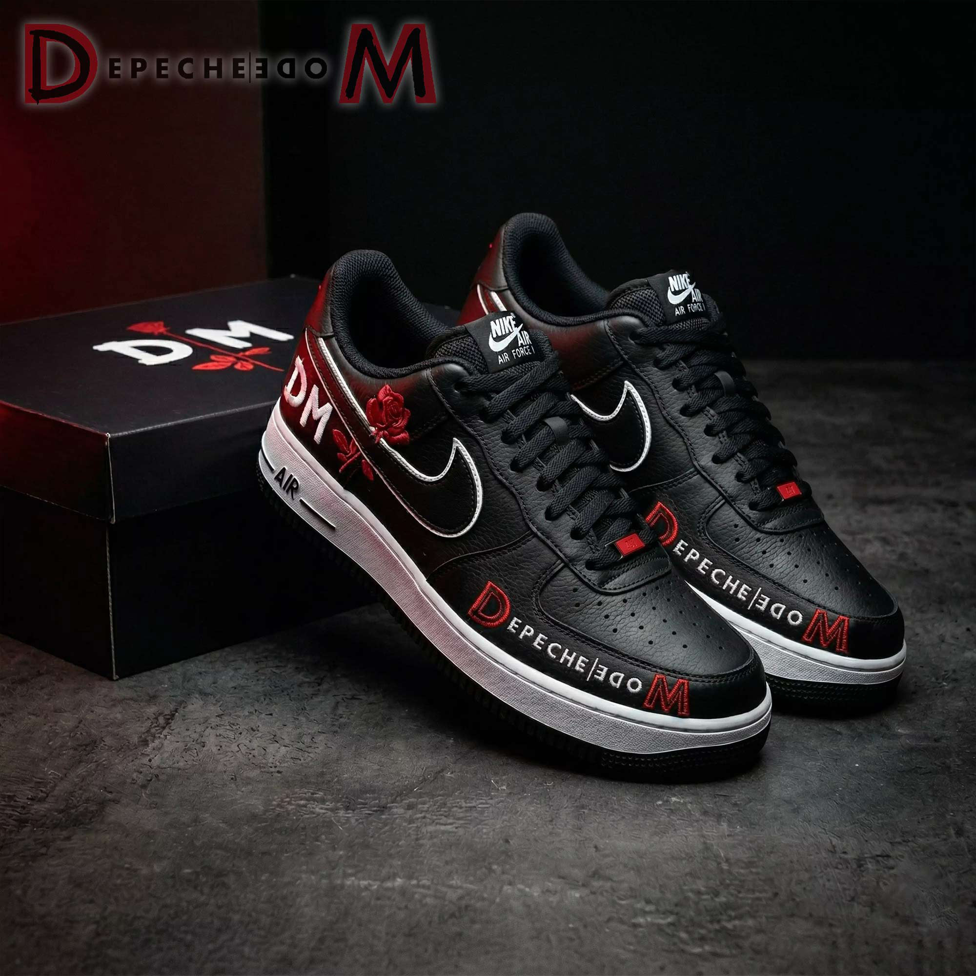 Depeche Mode Enjoy The Silence Air Force 1 Sneaker Depeche Mode Merch Gifts For Fan