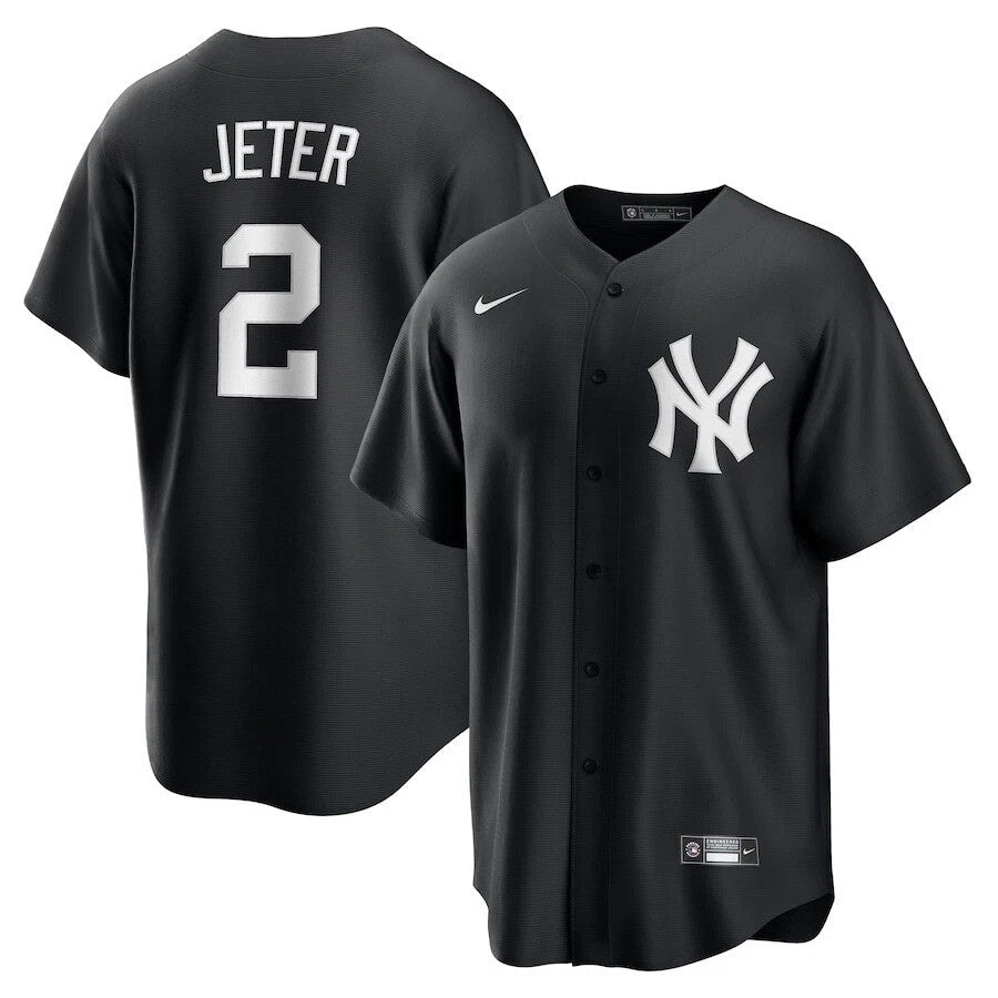 Derek Jeter New York Yankees 2025 Player Jersey - Black