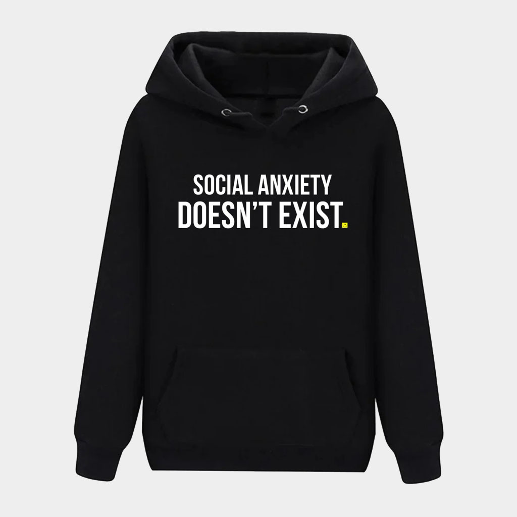 Derf Merch 2026 Social Anxiety Doesn't Exist Hoodie Fred Beyer Merch Gift For Brothers
